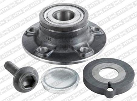 SNR R15744 Arka Teker Poryası Kit A4-A5-A6-A7-Q5 32X142X79.35 Aktif Sensör FWD 8W0501611B
