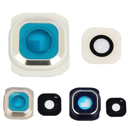 Samsung S6 G920 Lens Kamera Camı + Çerceve