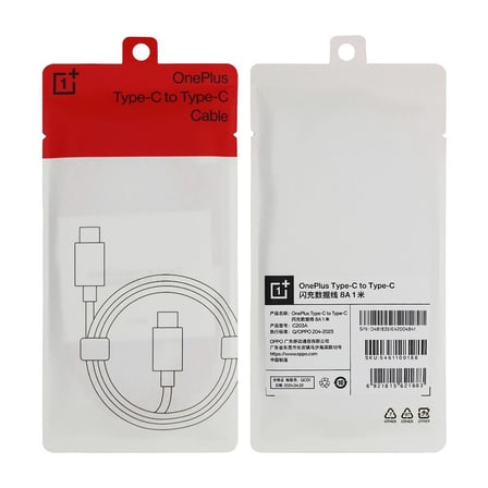 OnePlus Hızlı Şarj ve Data Kablosu USB-C To USB-C  8A 120w 1M
