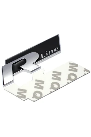 Volkswagen 3d Siyah R Line Yapıştırmalı Logo