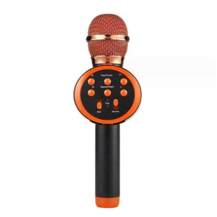 Delux Serisi Arkadaş Hediyesi Akıllı Mikrofon Ses Değiştirici Kablosuz Karaoke Mikrofonu