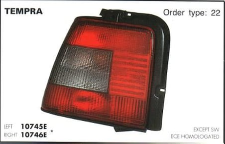 STOP LAMBA FIAT TEMPRA SAĞ (1 AD )