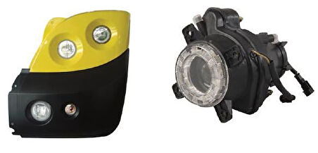 Far Merceklı Kısa Hca 12V Ledlı Kapak+Kablolu Manuel Lenslı Peugeot J9 Premıer Kargo Bmc Prof.(12Ad)