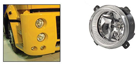 Far Kısa Hüzme 24V Parklı Ayar Motorlu Ford Kargo(12Ad)