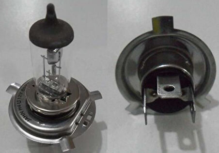12V H4 60/55W Halojen Ampul 43T (Tırnaklı)