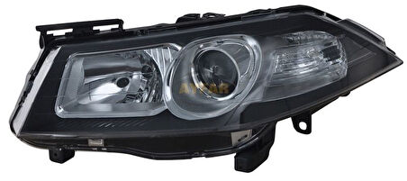 Far Renault Megane Iı (2005-2011) Manuel Siyah Çerçeveli Sol