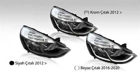 Far Krom Çıtalı Motorlu Sağ Renault Clıo Iv Hatcback/Grandtour (2012-2020)