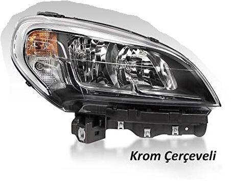 Far Motorlu Krom Çerçeveli Sol Fıat Doblo (2015? )