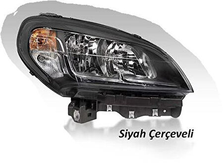 Far Motorlu Siyah Çerçeveli Sol Fıat Doblo (2015? )