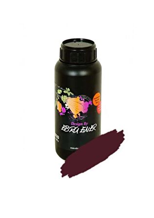 Ebru Ener Anka Vernikli Genel Yüzey Boyası Koyu Bordo 250 gr.