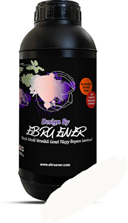 Ebru Ener Anka Vernikli Genel Yüzey Boyası Eskimiş Beyaz 1 kg.
