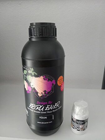 Ebru Ener Anka Vernikli Genel Yüzey Boyası Vizon 1 kg. ve Katkı Maddesi 30 gr.