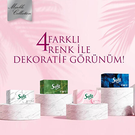 Sofia Kutu Mendil 100 Yaprak x 24