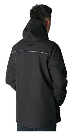 Kapüşonlu Softshell Mont