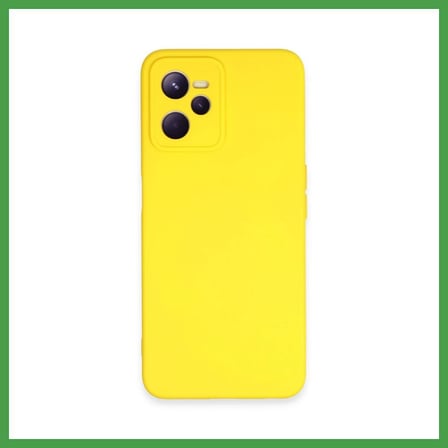 Soi Home Realme C35 Uyumlu Kılıf Nano içi Kadife Silikon - Sarı SOI