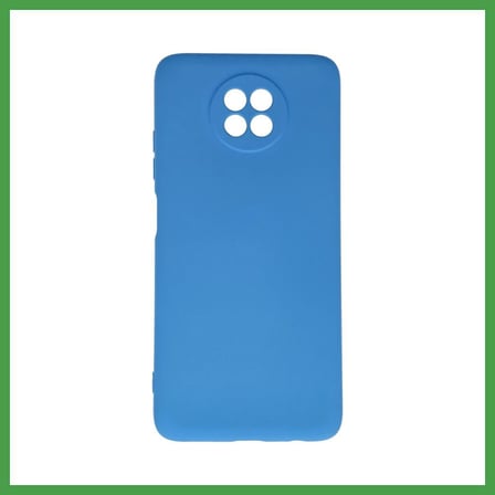 Soi Home Redmi Note 9 5G Uyumlu Kılıf Nano içi Kadife Silikon - Mavi SOI