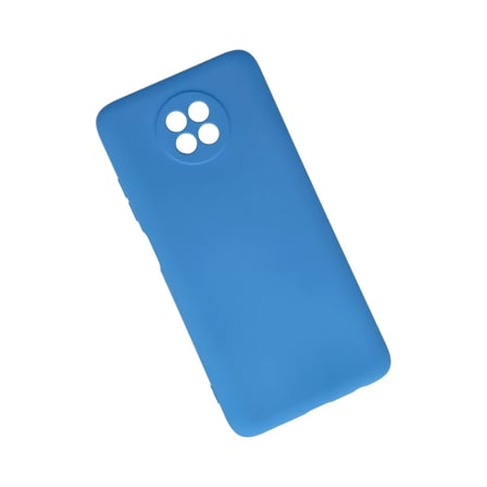 Soi Home Redmi Note 9 5G Uyumlu Kılıf Nano içi Kadife Silikon - Mavi SOI