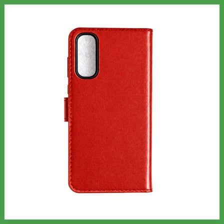 Soi Home Realme 7 Uyumlu Kılıf Trend S Plus Kapaklı Kılıf - Kırmızı SOI