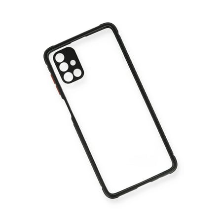 Soi Home Samsung Galaxy M51 Uyumlu Kılıf Miami Şeffaf Silikon - Siyah SOI