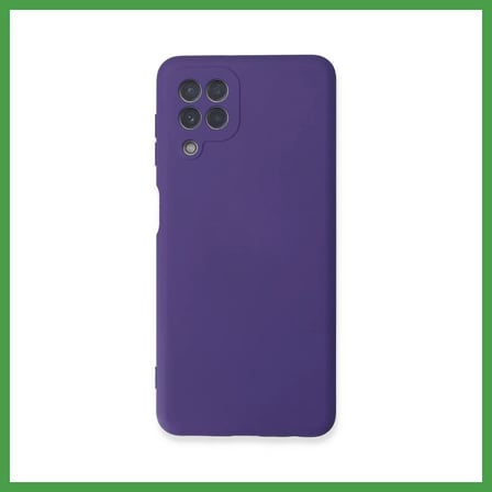 Soi Home Samsung Galaxy A22 Uyumlu Kılıf Nano içi Kadife Silikon - Mor SOI