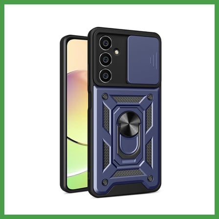 Soi Home Samsung Galaxy A05 Uyumlu Kılıf Pars Lens Yüzüklü Silikon - Lacivert SOI
