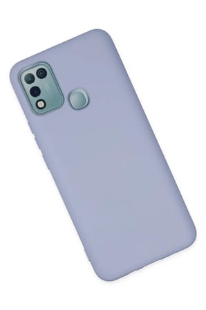 Soi Home İnfinix Hot 10 Play Uyumlu Kılıf Nano içi Kadife Silikon - Lila SOI