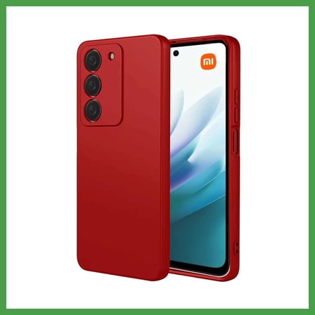 Soi Home Redmi 15 4G Uyumlu First Silikon - Kırmızı SOI