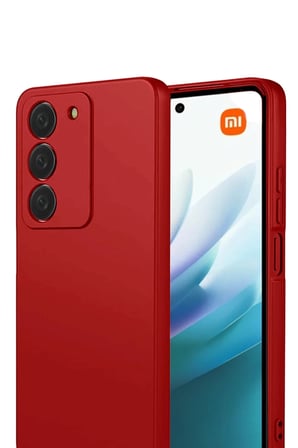 Soi Home Redmi 15 4G Uyumlu First Silikon - Kırmızı SOI