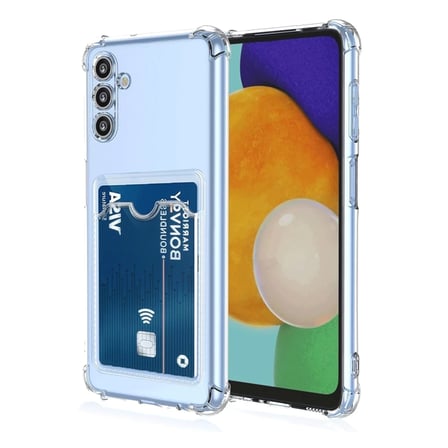 Soi Home Samsung Galaxy A26 Uyumlu Kılıf Kart Şeffaf Silikon - Şeffaf SOI