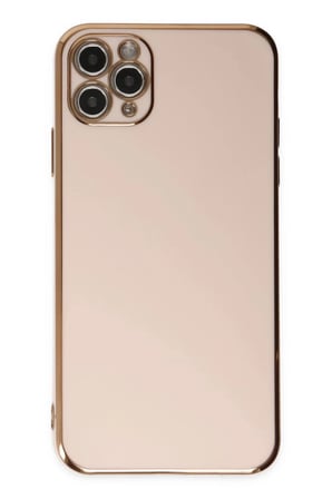 Soi Home iPhone 11 Pro Max Uyumlu Kılıf Volet Silikon - Pembe SOI