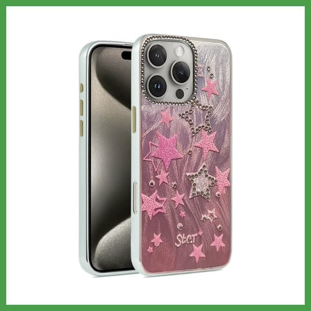 Soi Home iPhone 16 Pro Uyumlu Kılıf Blade Aynalı Desenli Kapak - Desen 7 SOI