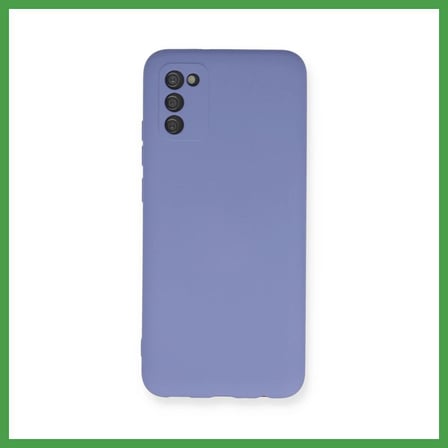 Soi Home Samsung Galaxy A03S Uyumlu Kılıf Nano içi Kadife Silikon - Lila SOI