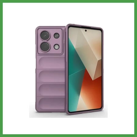 Soi Home Poco X6 Uyumlu Kılıf Optimum Silikon - Mor SOI