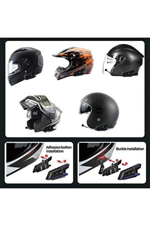 Bt40 Kask Kulaklık Bluetooth Motosiklet Kulaklık Intercom 5.3