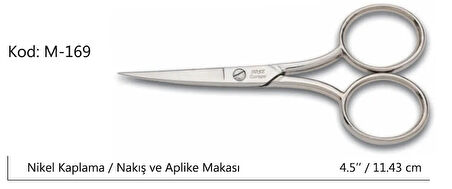 Europe Az Kalın Nakış Makası Süper Kalite No:4,5 11,43 Cm