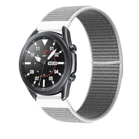 ALLY 20MM Huawei Watch Galaxy Watch Classic Kayış Kordon Nylon Loop-(5775)