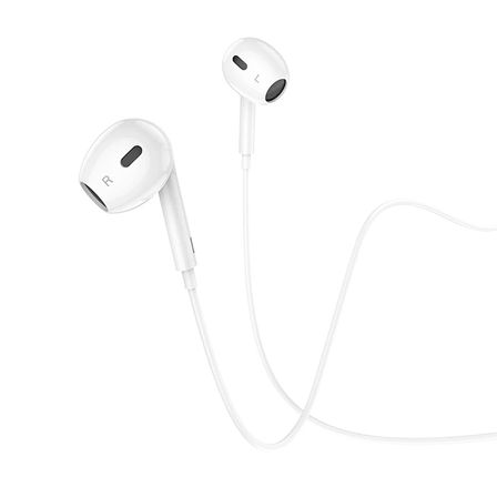 HOCO M1 Max iPhone Lightning Kulakiçi Mikrofonlu Kablolu Kulaklık-(5775)