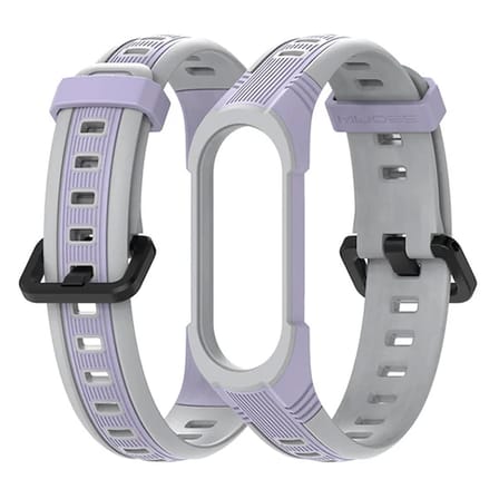 Mijobs Xiaomi Mi Band 5-4 Çift Renk Kayış Kordon-(5775)
