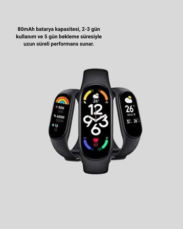 Akıllı Spor Bilekliği – Kalp Atış Kan Basıncı Uyku Takip ve Bildirim Özell
