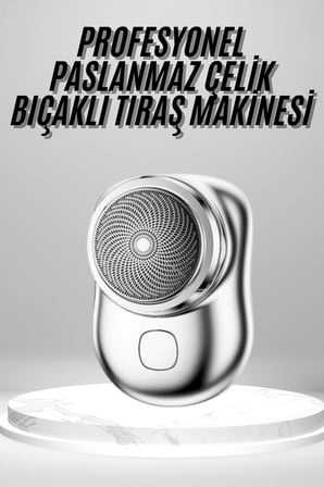 Mini Sıfır Sakal Yanak Tıraş Makinesi USB Şarjlı Sıfır Sakal Taşınabilir K