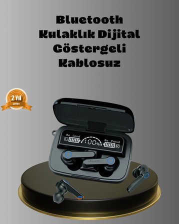 Powerbank’lı M19 Bluetooth Kulaklık – Oyun İçin Düşük Gecikme Uzun Kullan