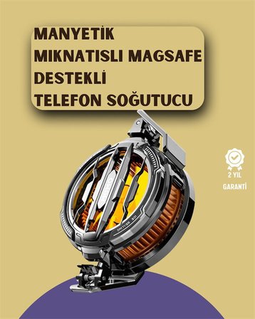 Mobil Oyunlar İçin Serinletici Telefon Fanı | Sessiz Çalışma | Geniş Kıskaç