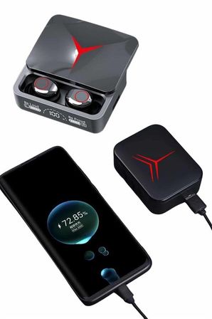 Kablosuz Bluetooth Kulaklık Powerbank Özellikli Göstergeli Hd Mikrofon