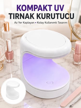 Seyehat Tipi Mini Oje Kurutucu Ultraviole Mor Işık Protez Tırnak Kurutucu Yeni Ne