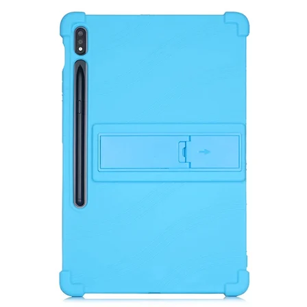ALLY Galaxy Tab S8 S7 T870 / T875 11 inç Standlı Silikon Kılıf-(5775)