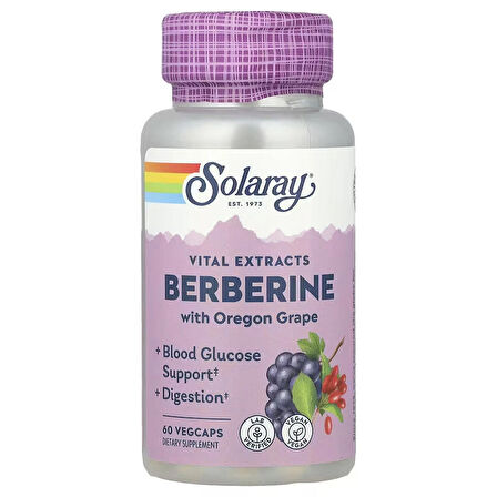 Solaray Berberine with Oregon Grape 60 VegCaps
