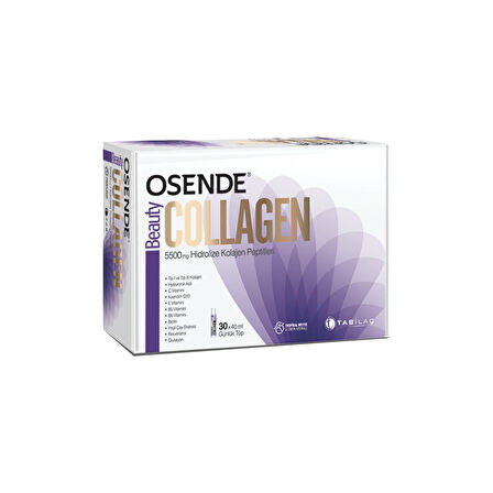 Collagen Beauty 30x40 ml Günlük Tüp - Dezenfektan Hediyeli (%72 Alkol)