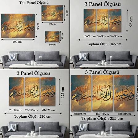 Tevbemizi Kabul Et Hiç Şüphesiz Tevbeleri Kabul Eden Sensin Dekoratif Kanvas Tablo 3302