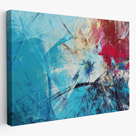 Yağlıboya Görünüm Soyut Çalışma Dekoratif Kanvas Tablo, Duvar Dekoru 3502