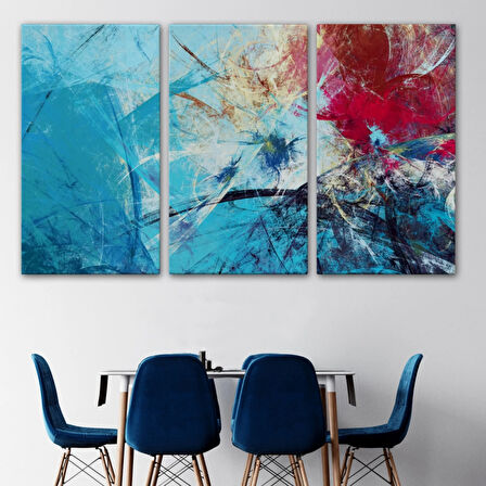 Yağlıboya Görünüm Soyut Çalışma Dekoratif Kanvas Tablo, Duvar Dekoru 3502